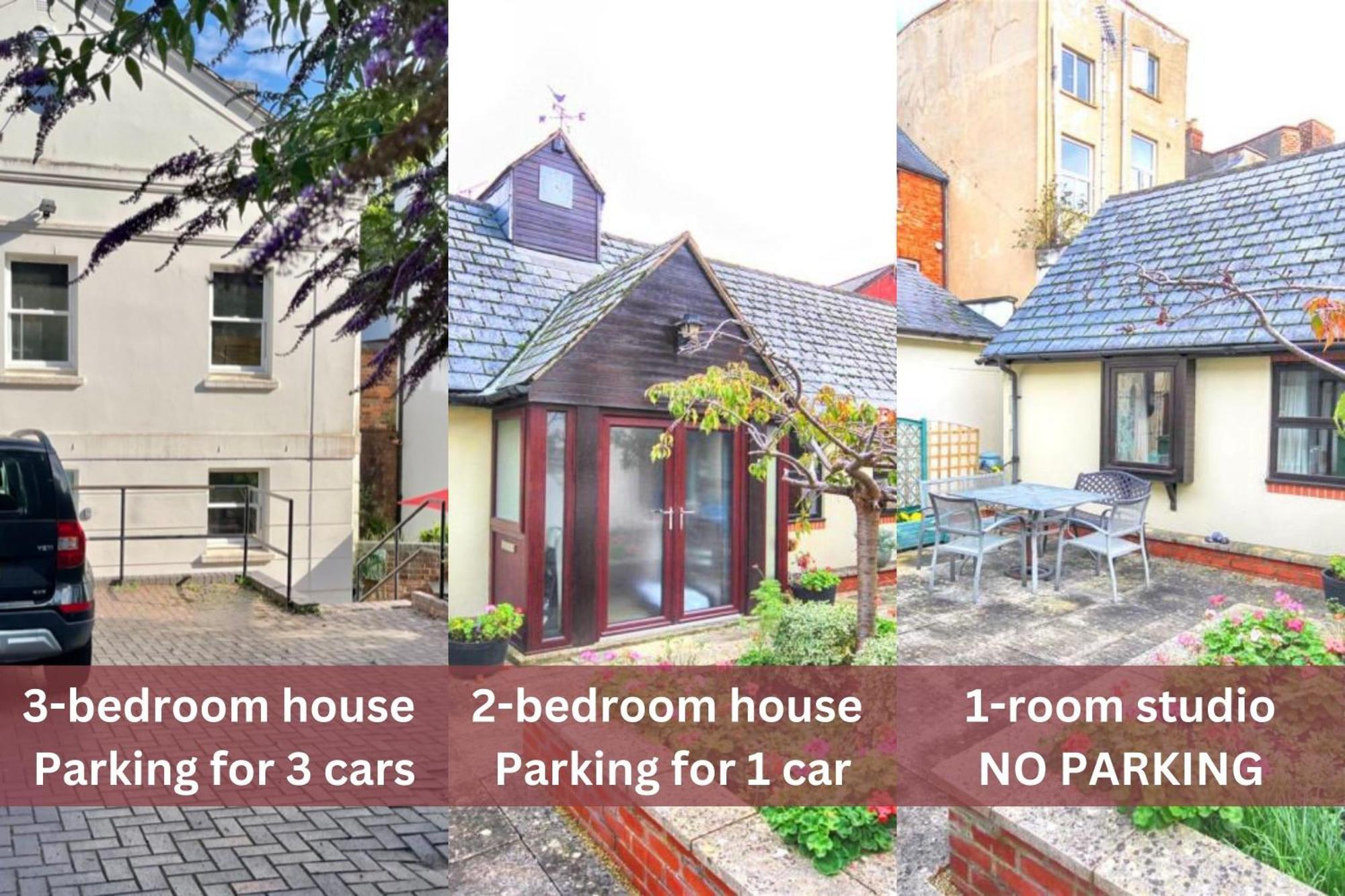 Vernon Place Town Centre, Vernon Cottage 3-Bed With Parking, 1A Vernon Court 2-Bed With Parking, 1B Studio No Parking, Off The High Street Next To Sandford Park Cheltenham Bagian luar foto